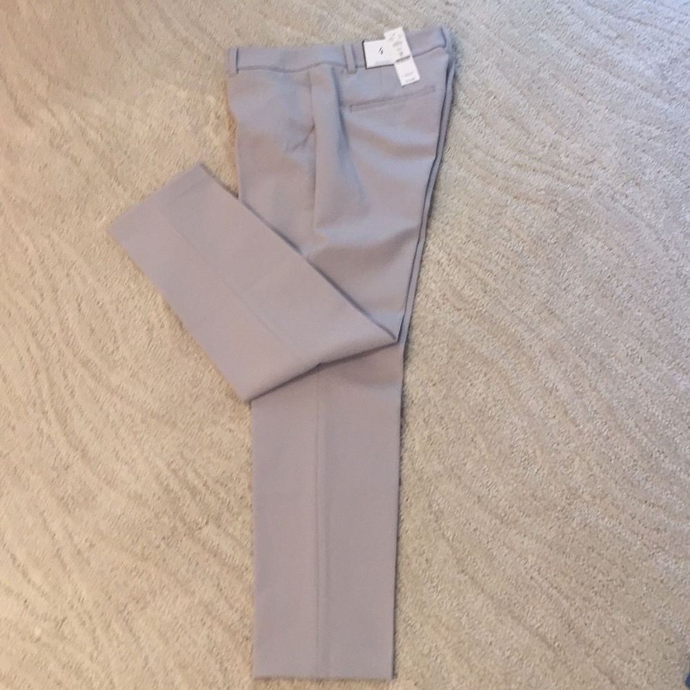 NWT Slim grey ankle pants, Size 4